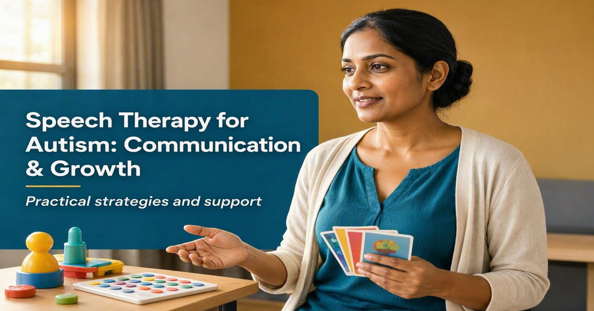Speech Therapy for Autism: Communication & Growth